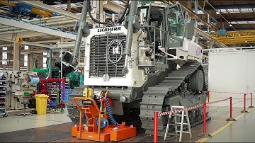 Liebherr Bulldozers FULL Factory Tour - Production in Austria