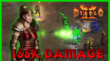 Diablo 2 Resurrected - Poison Javazon Build Showcase, Guide