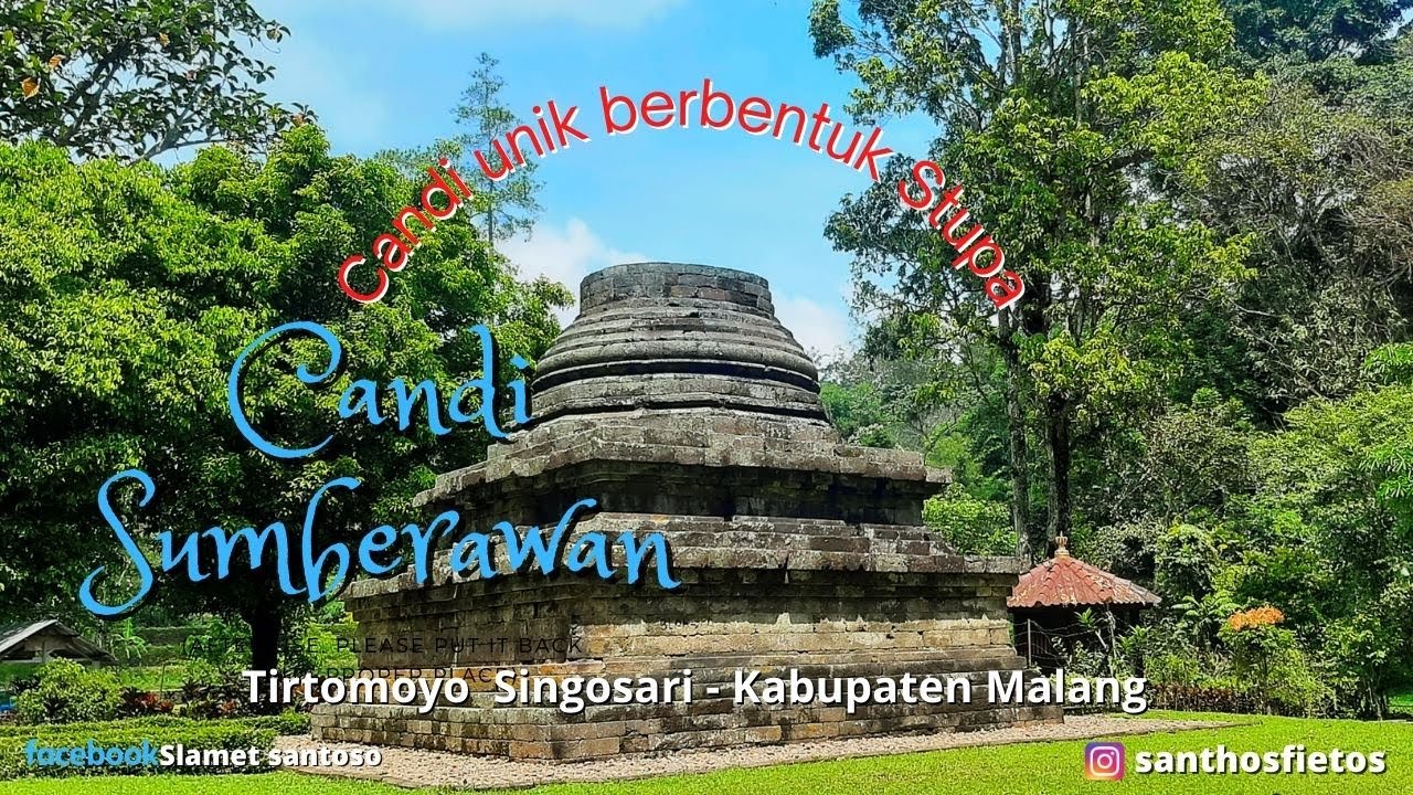 Candi Sumberawan - Candi unik berbentuk Stupa #candisumberawanmalang #wisatamalang #kabupatenmalang