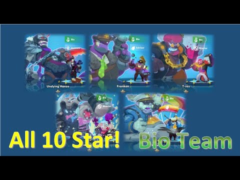 『💤不休戰隊 NonStop Game』 Game's Recording 22-02-05  All my Hero (Biochemical Team) are 10 Star! 生化戰隊全十星！