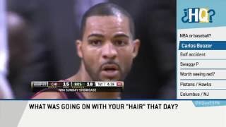 Carlos Boozer Explains Hair on Highly Questionable Interview
