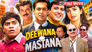 😂 Govinda और Anil Kapoor की जबरदस्त पागलपंती! | Deewana Mastana Full Movie HD | 90s Comedy Classic