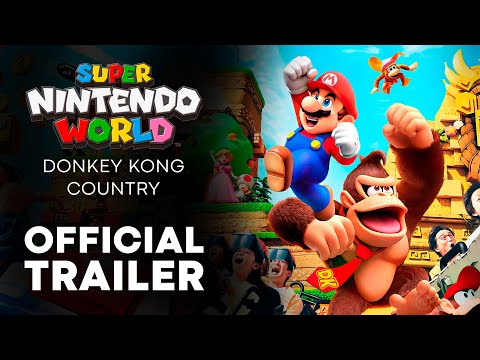 DONKEY KONG COUNTRY - OFFICIAL TRAILER of Super Nintendo World (2024)
