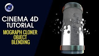 MoGraph Cloner Object Blending - Cinema4D Tutorial