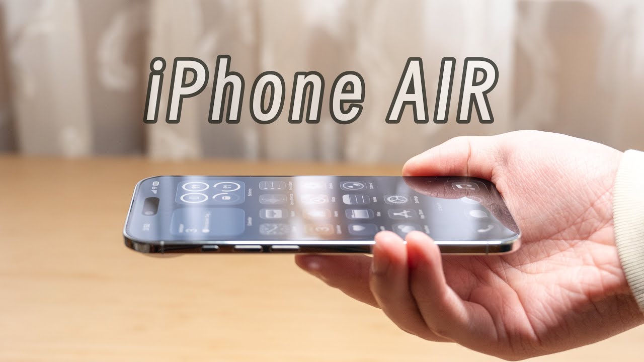 「黑貓」雲白色 iPhone Air 開箱 + 簡單評測：一片晶瑩剔透的夢