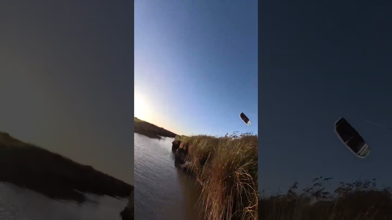 Grass 1, Stino 0 #kitesurfing #kiteboarding #fun #crash