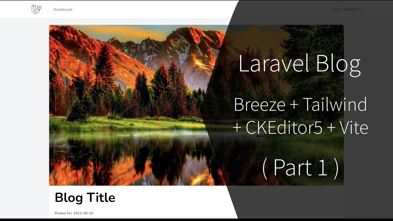 #01 - Laravel Blog App  - Backend Configuration [Part 1]