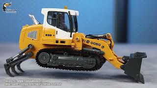 LR636 1/50 RC Tracked Loader Electric Lifting Radio Control Model Vehicle Metal Openable  TH25663