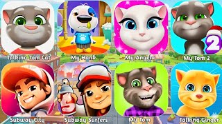 Talking Tom Cat, My Tom 2, Talking Ginger 2, Subway Surfers  screenshot 5