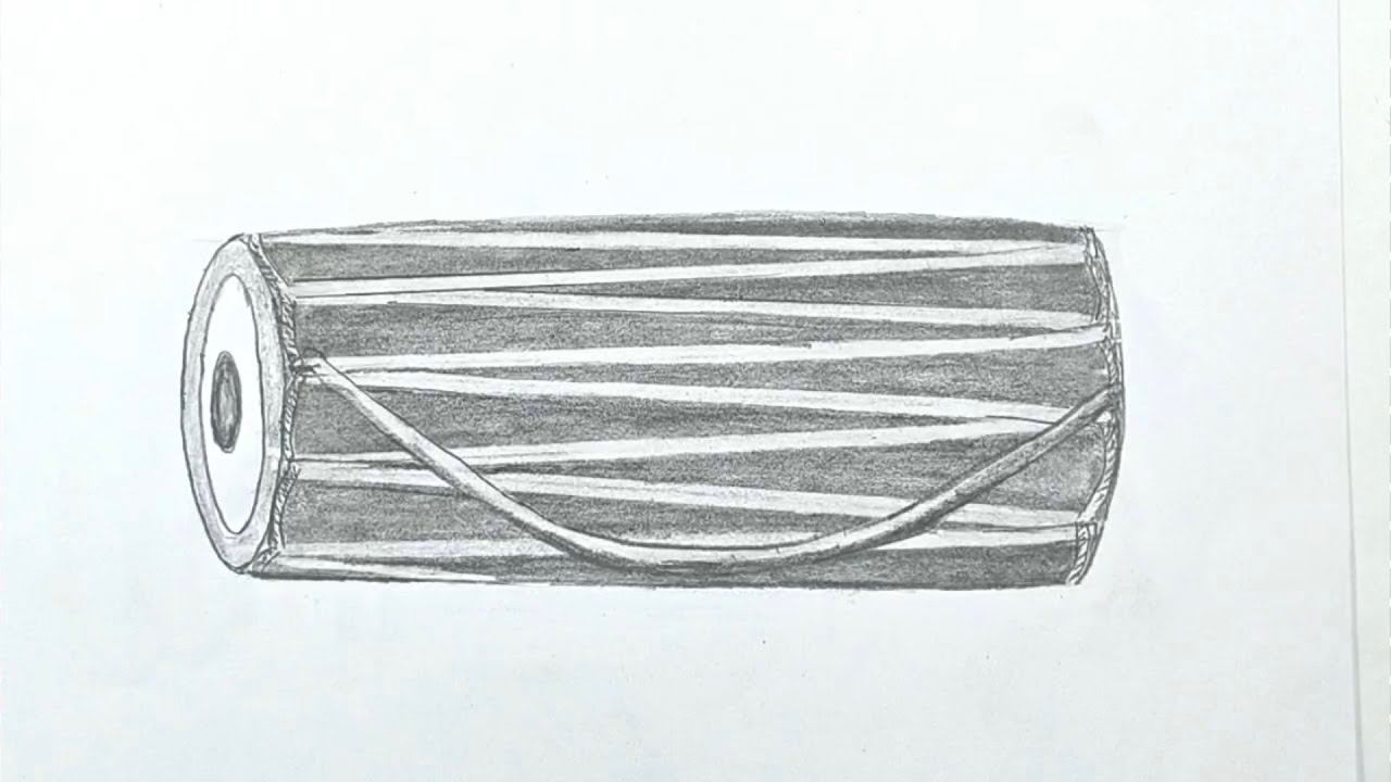 KHAM DRAWING|| TRADITIONAL MUSICAL INSTRUMENT DRAWING || BODO MUSICAL ...