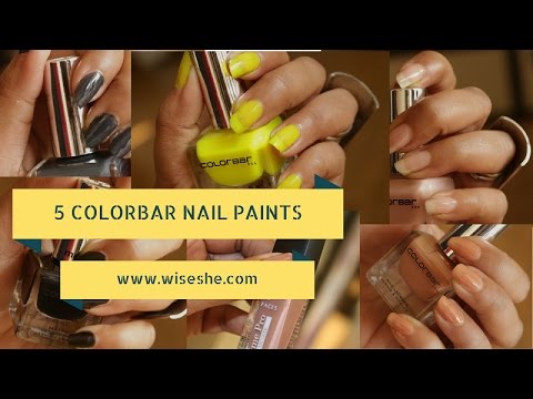 Top 9 Colorbar Nail Polish Swatches