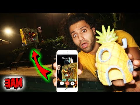 SLENDYBOB RETURNS! calling SPONGEBOB .EXE on facetime gone strange?! (FOUND SPONGEBOBS HOUSE?!)