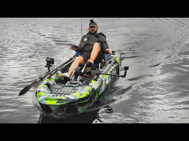 WATER REVIEW! BIG FISH 108 PRO FISH PEDAL Drive 3 WATERS KAYAK - SPEED TEST  