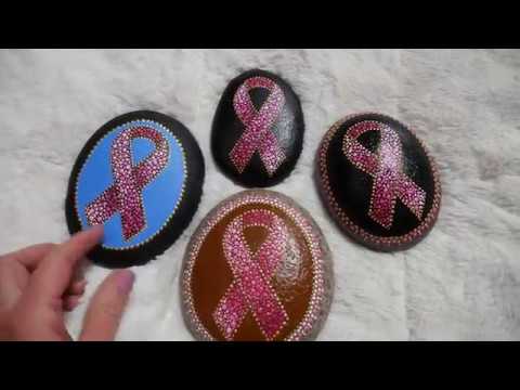 How to paint dot mandalas with Kristin Uhrig 50- Pink Ribbon