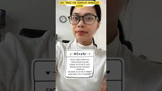 what i use for a simple makeup look 👆