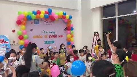 Màn biểu diễn của các bạn nhỏ  trong ngày "Happy Children