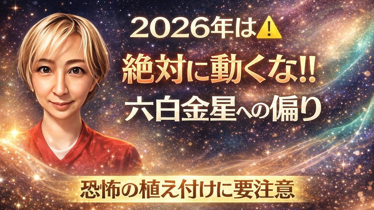 【緊急】2026年の六白金星への煽り動画が溢れてる件｜恐怖で保身に走る前に観て！※皆さんの近況をコメントで教えてください　