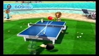 Wii Sports Resort Table Tennis Return Challenge - 999 Pts.