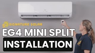 EG4 Mini Split Air Conditioner Installation and Overview EnergyEfficient Climate Control Solutions
