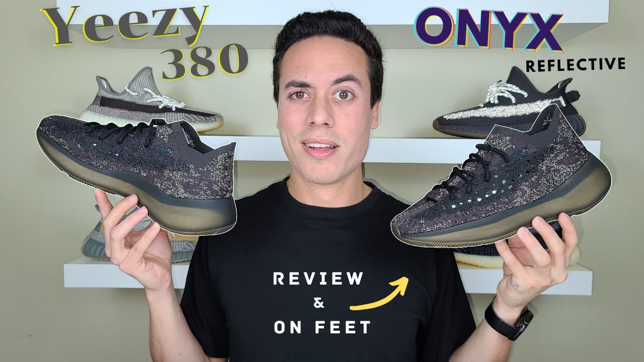 MUST WATCH Before You Buy the REFLECTIVE YEEZY 380 ONYX! (Review & On Feet)  Detailed UA Look!