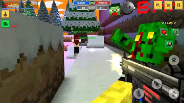 [Block Force - Pixel Style Gun Shooter Game] Dance zombie👍😂