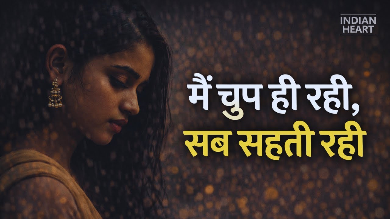 मैं चुप ही रही, सब सहती रही 💔 | Heart Touching Female Sad Song | Emotional Hindi Female Song |
