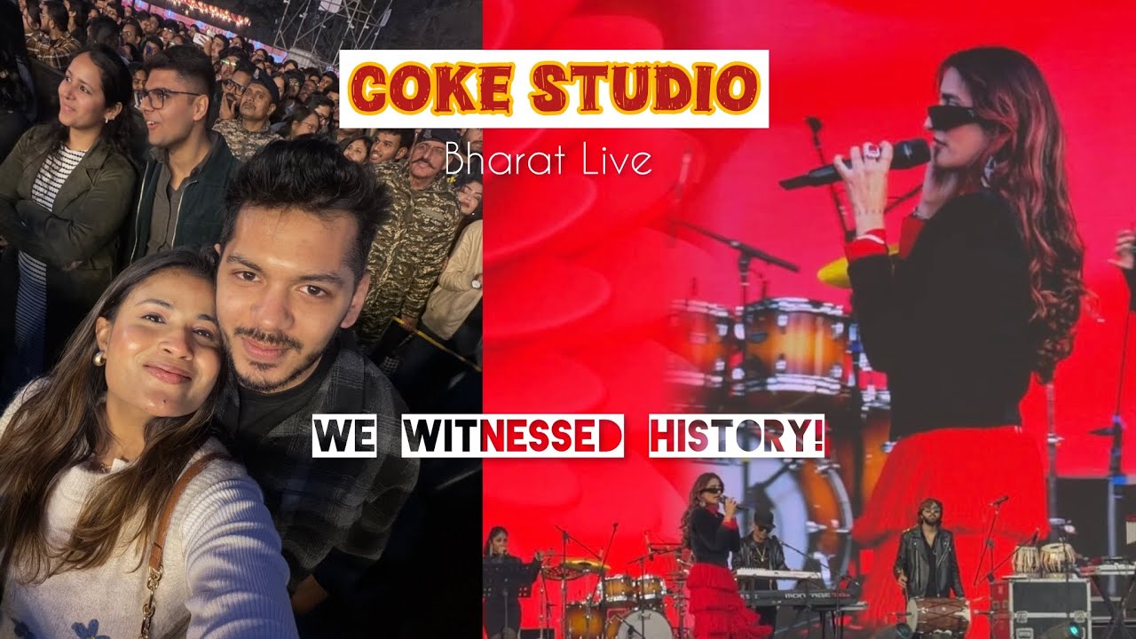 Unforgettable first ever Coke Studio Bharat Live concert- Aditya Rikhari sang an unreleased song. ✨🎶