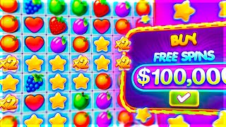 *RECORD* $1,250,000+ FRUIT PARTY BIG WIN! - Fruit Party bonus buy