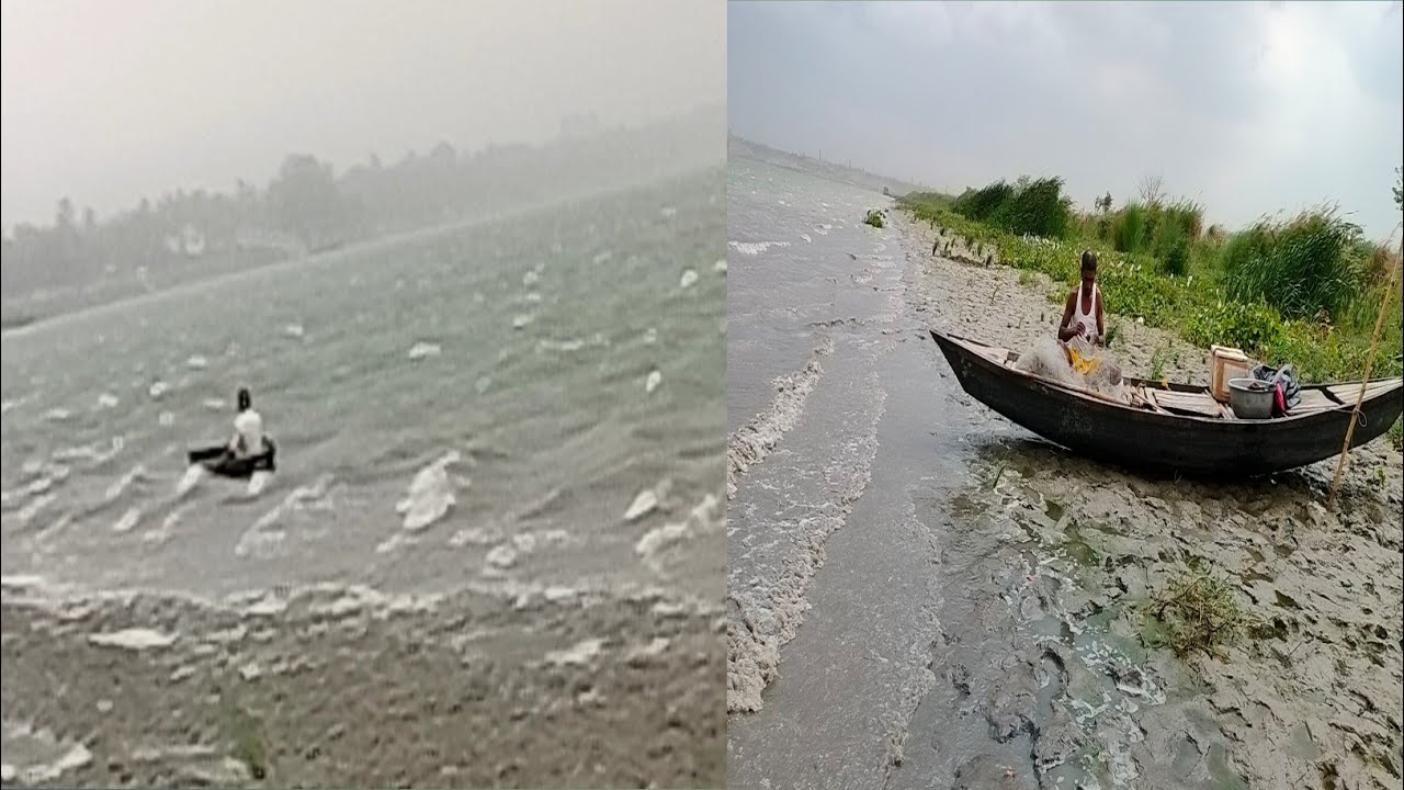 গঙ্গায় ঘুরতে গিয়ে প্রবল ঝড়ের মুখে পড়লাম//Ganga Bhaman - YouTube