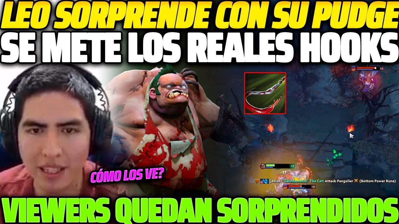 😲 SE METE LOS REALES HOOKS 😲 LEOSTYLE SORPRENDE A VIEWERS CON SU PUDGE MID 😱