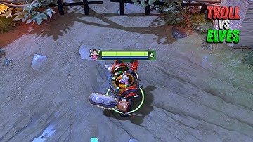 Full Base vs Full Troll Purchase in Troll VS Elves 3 (2023) - Dota 2 Custom 7.34b