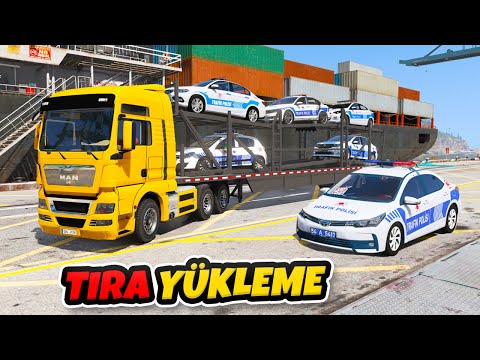 Hızlı Türk Polis Arabalarını Tıra Yüklüyoruz - GTA 5