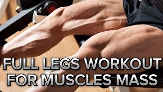 FULL LEGS WORKOUT