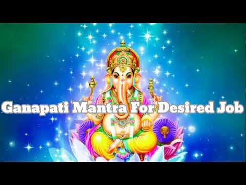 Ganapati Mantra 108 Times  Mantra For Desired Job  Lyrical     Sai Devotee 