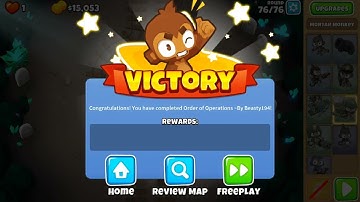 Btd6 Advanced Challenge | Order of operations  | 28 October 2022