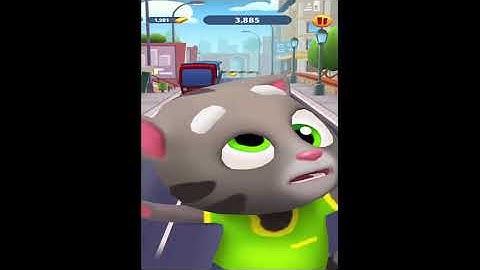 talking tom gold run gameplay walkthrough part 1 (iOS, Android)