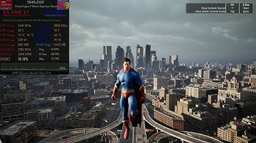 RX 6900 XT 🎮 4K Unreal Engine 5 The Matrix Awakens Superman Demo, Performance Benchmark 🖥️ i9-9900K