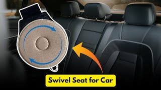 Swivel Seat For Car - Comfortable Easy Rotating Seat Cushion For Pain-Free Mobility