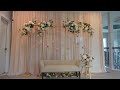 DIY- Gold PVC Pipe Backdrop DIY- Floral Backdrop