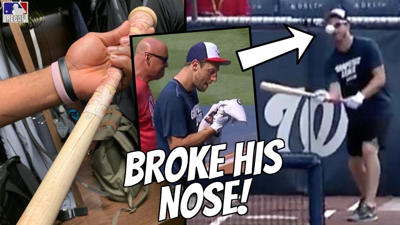 Max Scherzer BREAKS NOSE On Bunt? Eloy Hits Broken Bat HR (MLB Recap) fuzzy dice