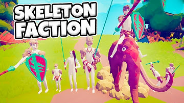 CUSTOM SKELETON FACTION REVIEW | TABS MODDED GAMEPLAY