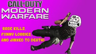 Modern Warfare Funny Moments - Rage Kills, Funny Lobbies, &amp; Jinxed To Death