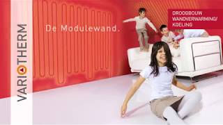Wandverwarming Koeling Met Droogbouw Platen Technea Variotherm