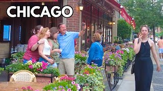 City of Chicago - Father's Day Walking Tour on Sunday | June 16, 2024 | 4K Video City Sounds