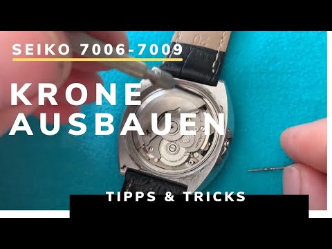 Video: So Entfernen Sie Die Krone Einer Uhr