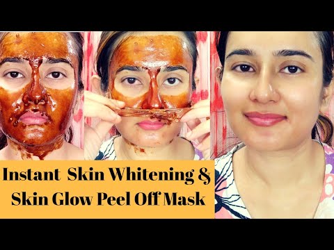 Instant glow peel off mask