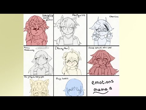 Emotions meme || Puff tastic (ft my subscribers) ⚠️ flash warning ⚠️
