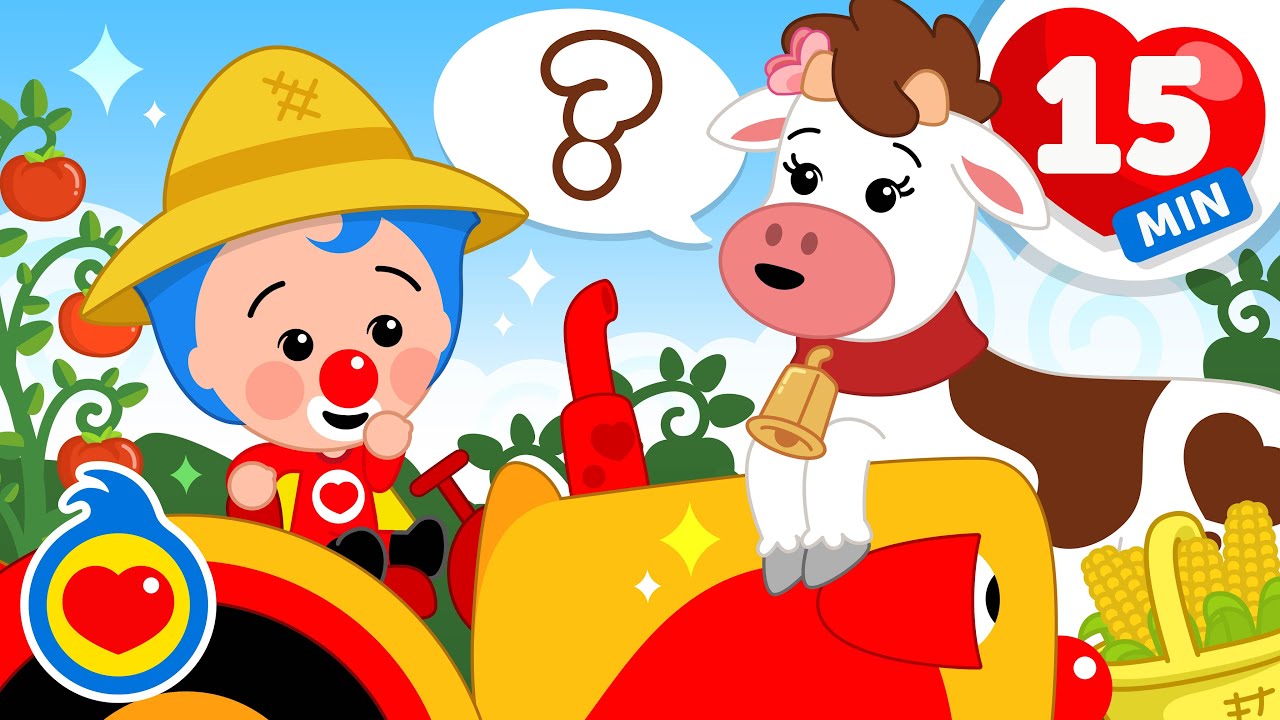 Seu Lobato 👩‍🌾 🐮 🐴 🐷 e muito mais! | 15 minutos de Música Infantil com Um Herói do Coração ❤️