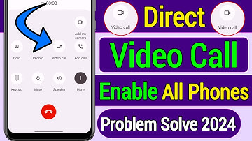 Direct video call nahi ho raha hai, Video call nahi ho raha hai kya kare, Video call setting