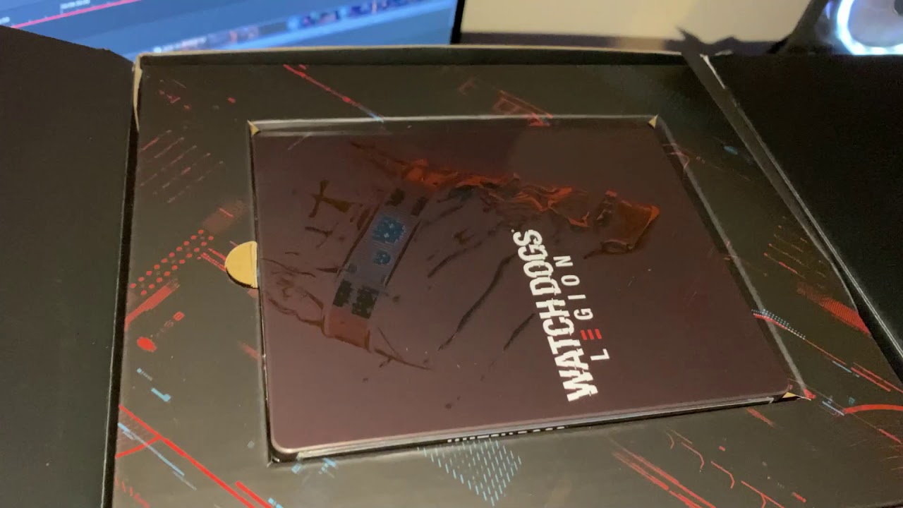 watch dogs legion collector's edition unboxing
